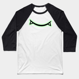Cute Vamp Smile (mint green) Baseball T-Shirt